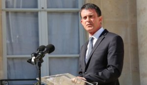 Déclaration du Premier ministre Manuel Valls à l'issue du Conseil restreint de sécurité et de défense