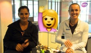 Les stars de la WTA imitent des emojis