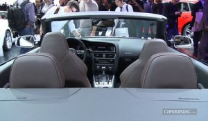 Vidéo en direct du Mondial de Paris 2012 : Audi RS5 Cabriolet