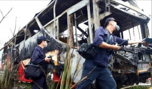 Taïwan: 26 morts dans l'accident d'un autocar