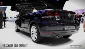 En direct de Genève : La Volkswagen Golf Cabriolet : la vidéo