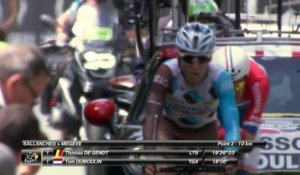 Tom Dumoulin dépasse Jan Bakelants - Étape 18 / Stage 18 (Sallanches / Megève) - Tour de France 2016