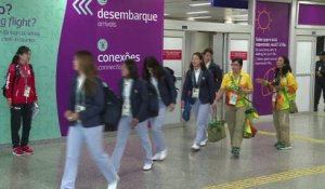 JO : athlètes et délégations arrivent à Rio de Janeiro