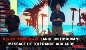 Justin Timberlake lance un émouvant message de tolérance aux ados