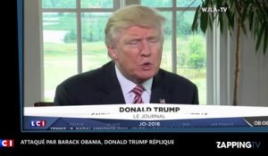 Donald Trump attaqué par Barack Obama, il réplique (Vidéo)