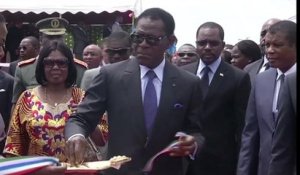 Guinée équatoriale, Inauguration sur une usine d'embouteillage de gaz