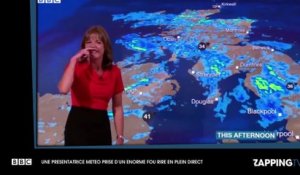 Angleterre : Une présentatrice météo prise d'un énorme fou rire en plein direct (Vidéo)