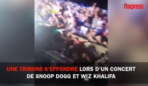 Une tribune s'effondre lors d'un concert de Snoop Dogg et Wiz Khalifa