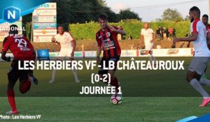 J1 : LES HERBIERS VF - BERRICHONNE CHÂTEAUROUX (0-2), LE RÉSUMÉ