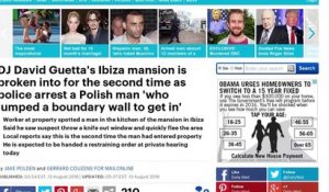 Grosse frayeur pour David Guetta dans sa maison d'Ibiza