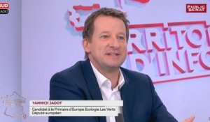 Jadot : "Je suis pour la désobéissance civile pacifique"