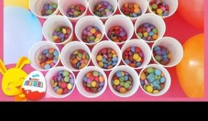 Gobelets d'anniversaire surprises avec bonbons Smarties - Touni toys - Titounis