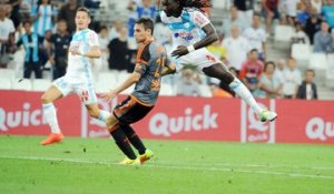 OM 2-0 Lorient : le but de Bafétimbi Gomis (70e)