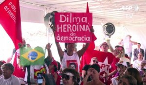 Dilma Rousseff fustige un coup d'Etat parlementaire