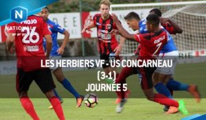 J5 : Les Herbiers VF - US Concarneau (3-1), le résumé