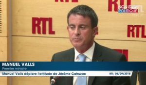 Procès Cahuzac : Manuel Valls "triste" et "dégouté" par les accusations de l’ex-ministre contre Michel Rocard