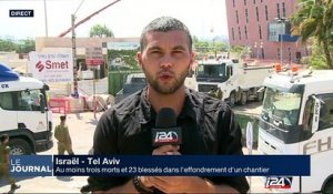 Tel Aviv : 4 ouvriers sont toujours recherchés dans les décombres