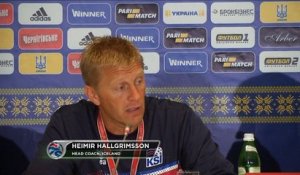 Qualif. CdM 2018 - Hallgrimsson, satisfait du match nul