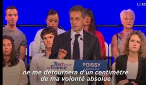 Sarkozy à Poissy : "aucune manipulation ne me détournera de ma volonté"