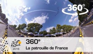 [Video 360°] La patrouille de France au dessus des Champs-Elysées - Tour de France 2016