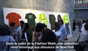 Fashion Week: une collection en hommage aux éboueurs de New York
