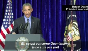 Obama "pas prêt à renoncer" à la fermeture de Guantanamo