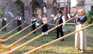 C'est la fête des cors des Alpes à Munster