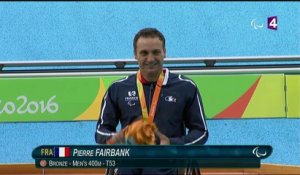 Athlétisme - 400m (H - T53) : Pierre Fairbank se pare de bronze