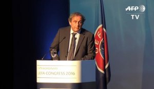 Foot: Platini dit "au revoir et merci" à l'UEFA
