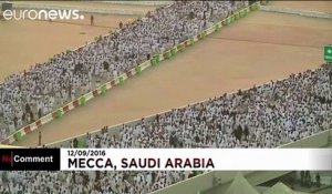 Thousands of muslims for the begin of Eid al-Adha