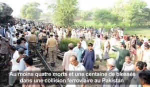 Pakistan/accident de trains: quatre morts, au moins 100 blessés