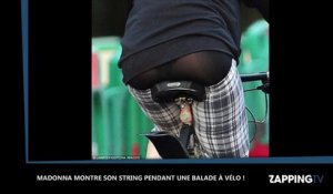 Madonna dévoile son string pendant une balade à vélo !