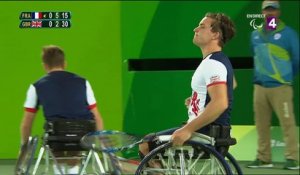 Tennis en fauteuil roulant (H - double) - Finale : 1er set pour Houdet et Peifer