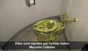 New York: Des toilettes en or au musée Guggenheim