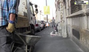 VIDEO. Murage de la maison Veillon, rue de Limoges à Niort
