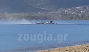 Crash d'un hélicoptère Apache dans la mer en Grèce