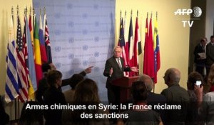 Armes chimiques en Syrie: la France réclame des sanctions