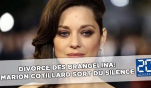 Divorce d'Angelina Jolie et Brad Pitt: Marion Cotillard sort du silence
