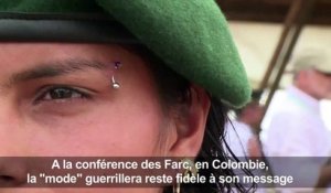 Colombie: à la conférence des Farc, la "mode" de la guerrilla