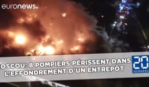 Huit pompiers périssent après l'effondrement d'un entrepôt à Moscou