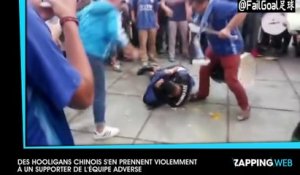 Des hooligans chinois s’en prennent violemment à un supporter de l’équipe adverse (vidéo)