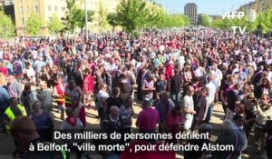 Belfort, "ville morte", pour défendre Alstom