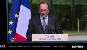 François Hollande s’engage à démanteler complètement la Jungle de Calais (vidéo)