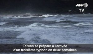 Taïwan se prépare pour son 3e typhon en deux semaines