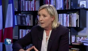 Marine Le Pen: "Nicolas Sarkozy ne croit pas un mot de ce qu'il dit"