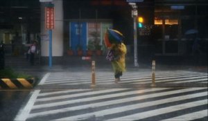 Taïwan frappé par son troisième typhon en deux semaines