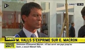 Manuel Valls flingue Emmanuel Macron : "On ne s’improvise pas candidat à la présidentielle"