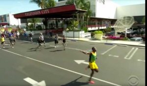 James Corden a affronté Usain Bolt au 100 m