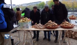 A Paris des migrants toujours plus nombreux après le démantèlement de la jungle de Calais