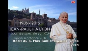 Max Bobichon raconte l'appel à la paix de Jean-Paul II à Lyon